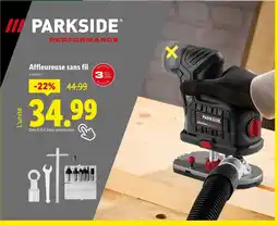 Lidl PARKSIDE Affleureuse sans fil offre