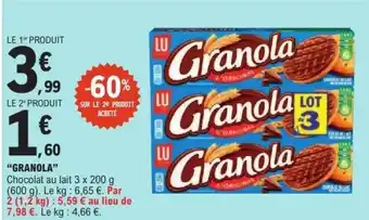 E.Leclerc Granola offre