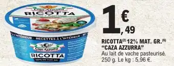 E.Leclerc Ricotta offre