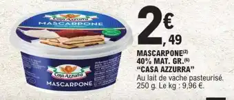 E.Leclerc Mascarpone offre