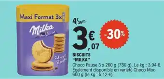 E.Leclerc Biscuits 'Milka' offre