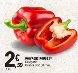 E.Leclerc Poivrons rouges offre