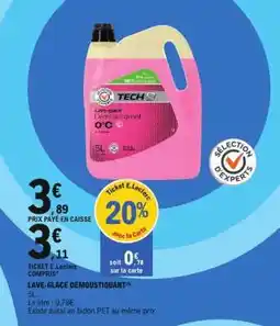 E.Leclerc LAVE-GLACE DÉMOUSTIQUANT offre