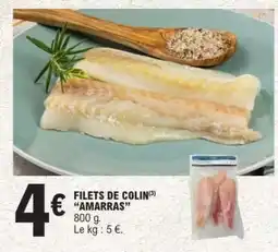 E.Leclerc FILETS DE COLIN AMARRAS offre