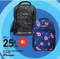 E.Leclerc SAC À DOS 2 COMPARTIMENTS 44 CM ENV offre