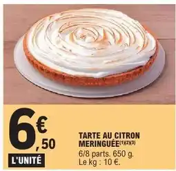 E.Leclerc Tarte Au Citron Meringuée offre