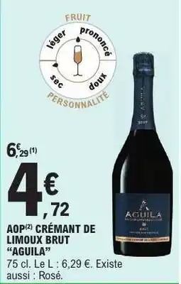 E.Leclerc AOP Crémant de Limoux Brut 'Aguila' offre