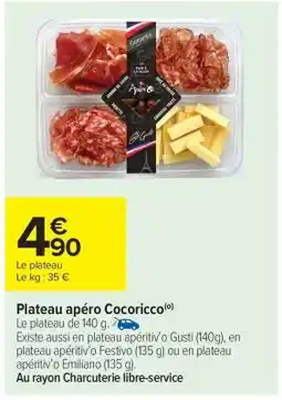 Carrefour Market Plateau apéro Cocoricco offre