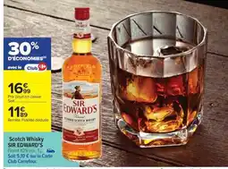 Carrefour Market Scotch Whisky SIR EDWARD'S offre