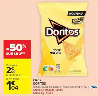 Carrefour Market Chips 'Doritos' offre