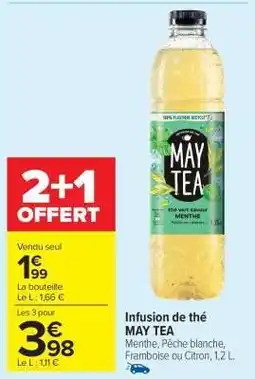 Carrefour Market Infusion de thé MAY TEA offre