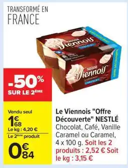 Carrefour Le Viennois Offre Découverte NESTLÉ offre