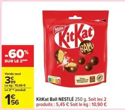 Carrefour KitKat Ball NESTLÉ 250 g offre