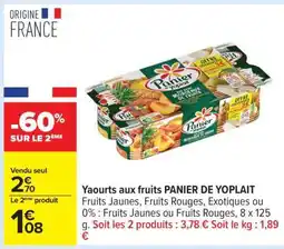 Carrefour Yaourts aux fruits Panier de Yoplait offre