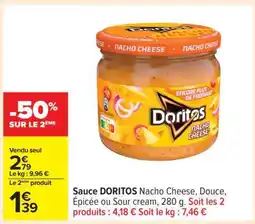 Carrefour Sauce DORITOS Nacho Cheese offre