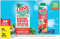 Carrefour Sirop Oasis offre