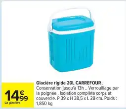 Carrefour Glacière rigide 20L CARREFOUR offre