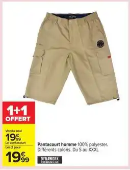 Carrefour Pantacourt Homme offre