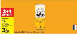 Carrefour Bière 3 MONTS Blonde offre