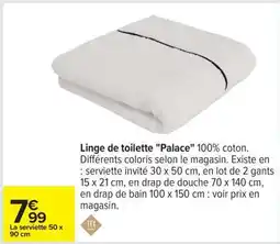 Carrefour La serviette 50 x 90 cm offre