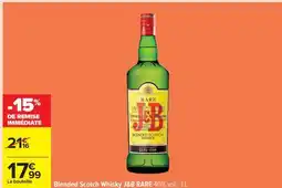 Carrefour BLENDED SCOTCH WHISKY J&B RARE offre