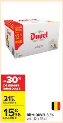 Carrefour Bière Duvel offre