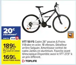 Carrefour VTT 50 FS offre