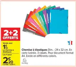 Carrefour Chemise à élastiques offre