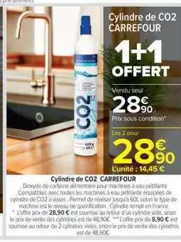 Carrefour Cylindre de CO2 CARREFOUR offre