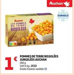 Auchan AUCHAN Pommes de terre rissolées surgelées offre
