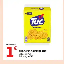 Auchan TUC Crackers original offre