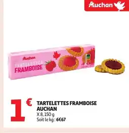 Auchan AUCHAN Tartelettes framboise offre