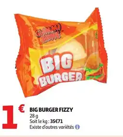 Auchan Big burger fizzy offre