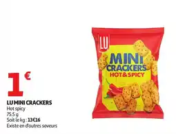 Auchan LU Mini crackers offre