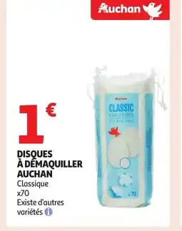 Auchan AUCHAN Disques à démaquiller offre
