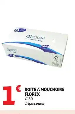 Auchan FLOREX Boite a mouchoirs offre