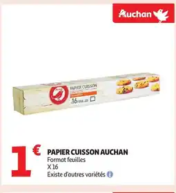 Auchan AUCHAN Papier cuisson offre