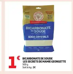 Auchan Bicarbonate de soude les secrets de mamie georgette offre