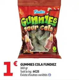 Auchan Gummies cola fundiez offre