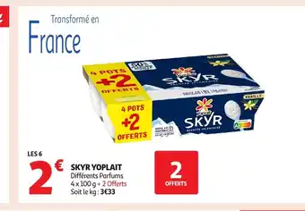 Auchan YOPLAIT Skyr offre
