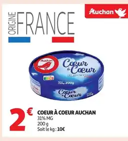 Auchan AUCHAN Coeur à coeur offre