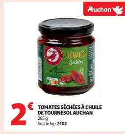 Auchan AUCHAN Tomates séchées à l'huile de tournesol offre