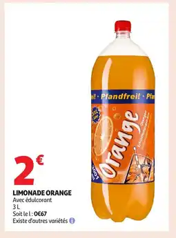 Auchan Limonade orange offre