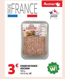 Auchan AUCHAN Chair ou farce offre