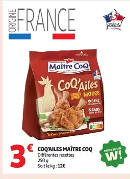 Auchan MAÎTRE COQ Coq'ailes offre