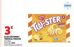 Auchan TWISTER Glace bâtonnet tropical offre