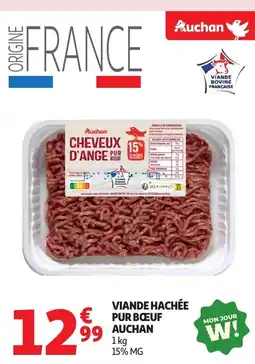 Auchan AUCHAN Viande hachée pur bœuf offre