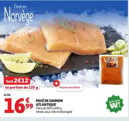 Auchan de saumon atlantique offre
