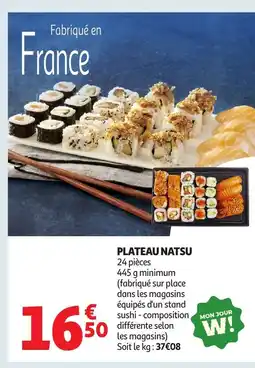 Auchan Plateau natsu offre