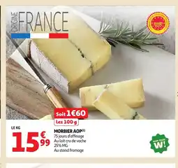 Auchan Morbier aop offre